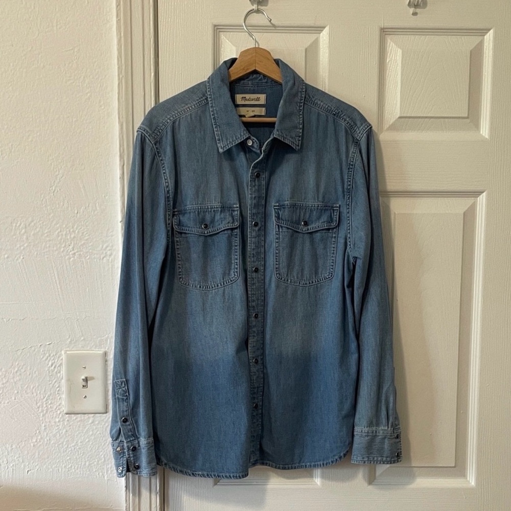Madewell Light Blue Denim Shirt